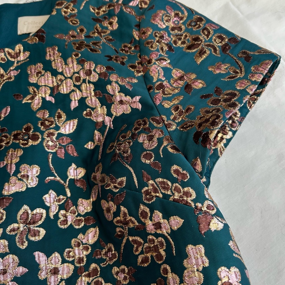 Floral Brocade Shirt J Crew Collection - Picture 10 of 11